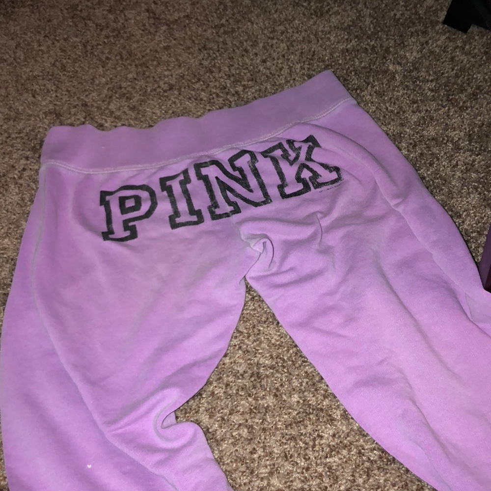 Pink sweatpants